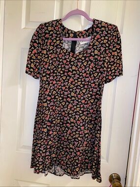 90s Grunge Rampage Floral Mini Dress